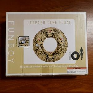 Brand New FUNBOY Leopard Pool Tube  🐆